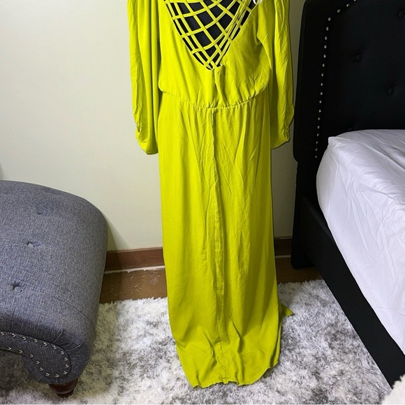 ELOQUII maxi dress  button  16 NWOT - Picture 7 of 9